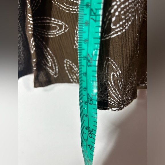 Fresh Produce Brown Floral Tunic Top - Picture 11 of 12